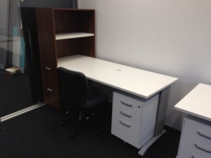 Top of the line office furniture with acoustic panels