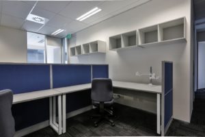 Office Screen Dividers, Office Desks, C.Me Monitor Arms, S4 Steel Cabinets, Office Fitout