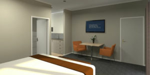 Bedroom Interior Fitout for Hotels