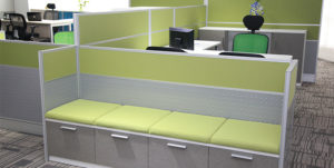 integrated seating screen system