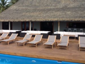 Complete Fitout, Outdoor Furniture, Loungers, Table, Seating, Bar Stools