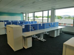 Height Adjustable Desks, Fixed Height Desks, Screens, Partitions, Credenza, Storage . Monitor Arms, Soft Wiring