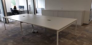 Fixed Height Desk, Pod Desks, Task Chair, Office Furniture, Credenza, Storage